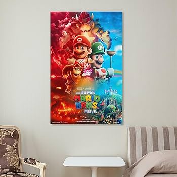 Amazon.co.jp: The Super Mario Bros映画 ポスタースーパー